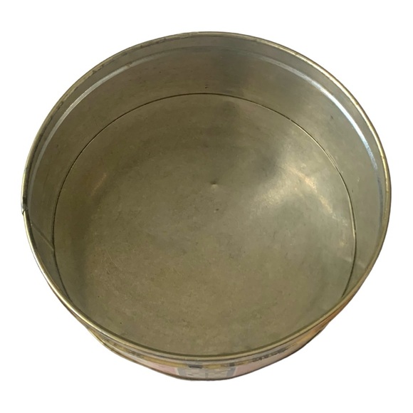 VTG England Asian Bird Motif Phoenix Metal Biscuit Tin Collectible Canister - Picture 5 of 12